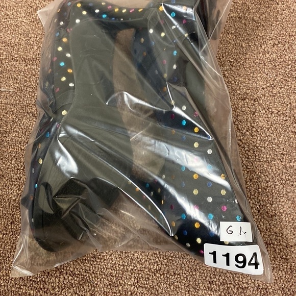 K9 by Rocket Dog Womens Size 8.5 M Black Slip On Polka Dots Heel Pumps - Picture 6 of 6